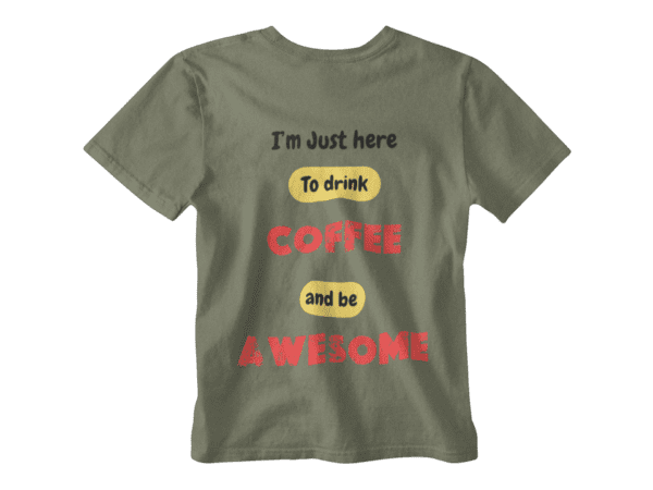 Coffee Awesome T-Shirt - Image 7