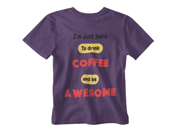 Coffee Awesome T-Shirt - Image 9