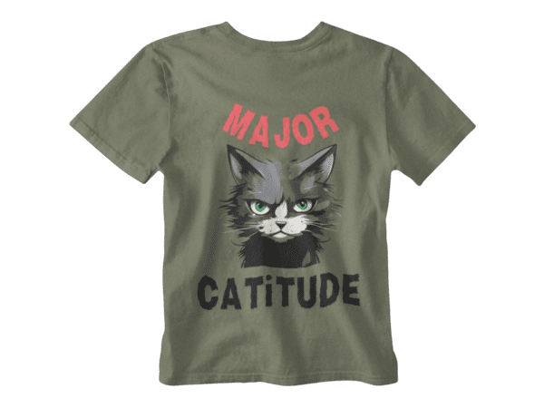 Major Catitude T-Shirt - Image 6